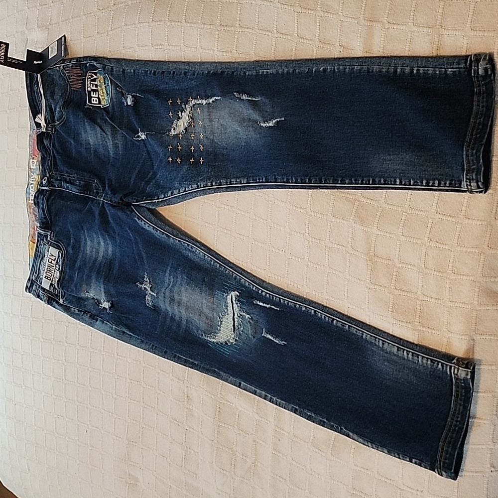 Brand New Born Fly Slim Jeans